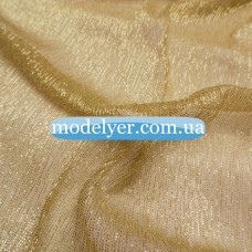 Ткань Сетка с люрексом (золото)